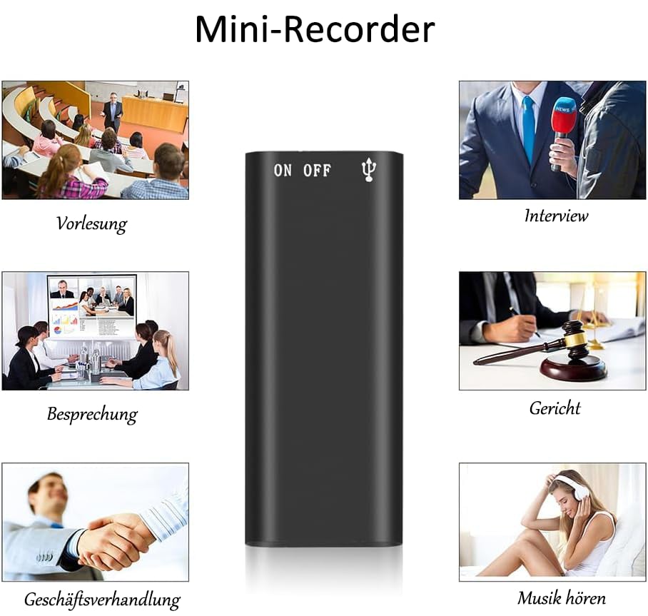 🔥 Mini Voice Recorder – Smart Sound Capture, Compact & Easy to Use, Long Battery Life 🔋