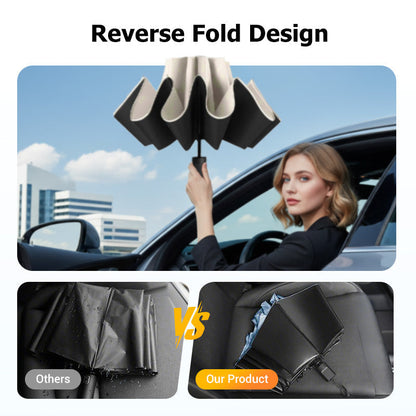 ☔✨50% OFF! 🌧️💨 12-Rib Windproof Umbrella – Large Coverage, Compact Fold & Durable Frame for Heavy Rain & Wind. ✨