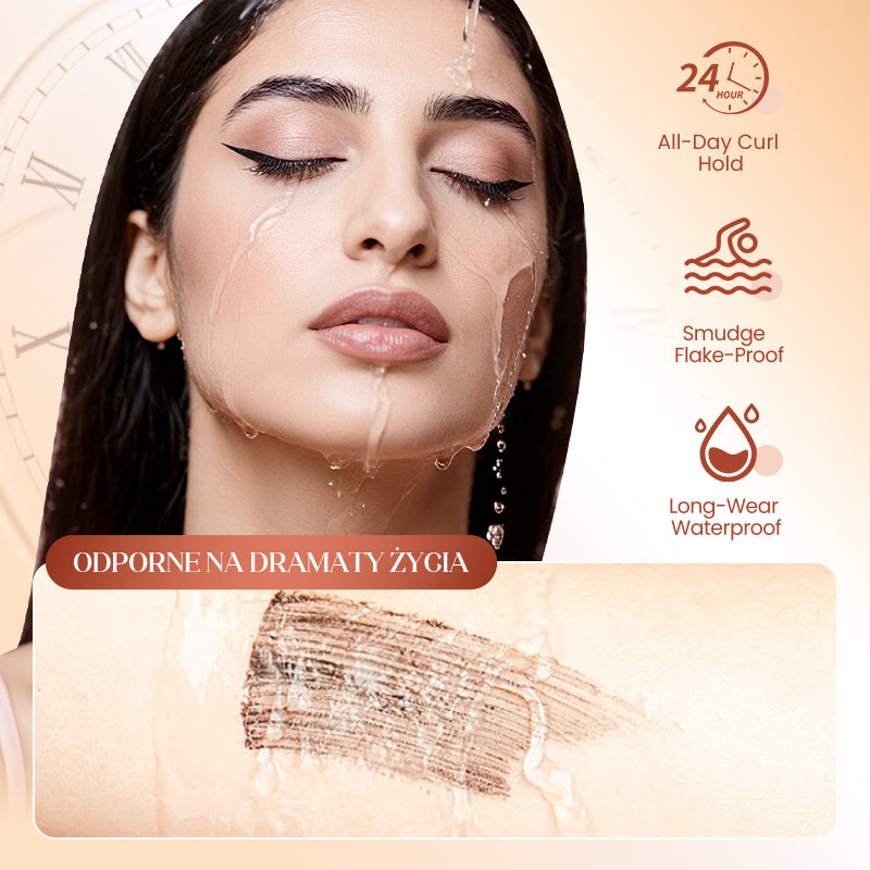 ✨ Waterproof Fiber Mascara - Intense Length & Curl with Enriched Fibers for Clump-Free Volume All Day 🌟