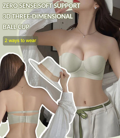 💃✨(Half Cup with Heart) Women's Seamless Underwear