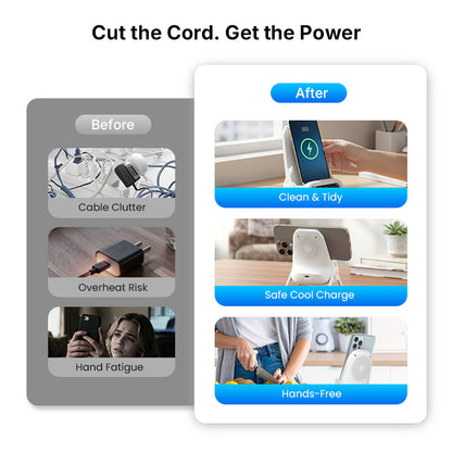 🔥2025 Mini Chair Wireless Fast Charger Multifunctional Phone Holder — Adapts to All Phones