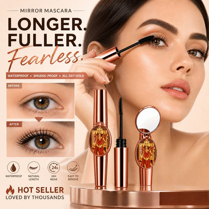 ✨️Recommended by beauty bloggers! 👱‍♀️Enlarge your eyes and restore your beauty!4D Mascara Lengthening and Volumizing Eyelashes