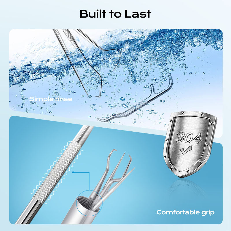 🏆German precision engineering! 0.1mm ultra-fine tip for precise flossing✨