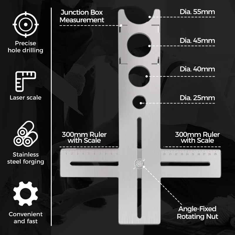 🛠️💎Stainless Steel Adjustable Tile Opening Positioner