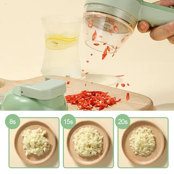 4‑in‑1 Handheld Electric Food Chopper