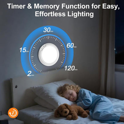 Magnetic Motion Sensor Ceiling Light with Remote