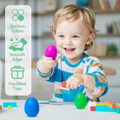 🥚Pre-filled Easter Eggs with Stuffed Animal Toys – Soft Plush Inside, Colorful & Perfect for Egg Hunts 🐣