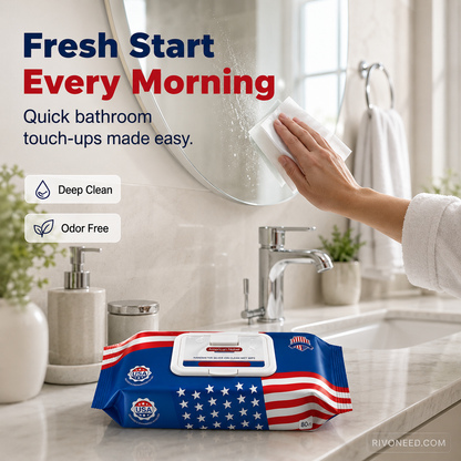 🪟✨ Flash Sale | Streak-Free Glass & Tile Cleaning Wipes | Water Spot & Grime Remover