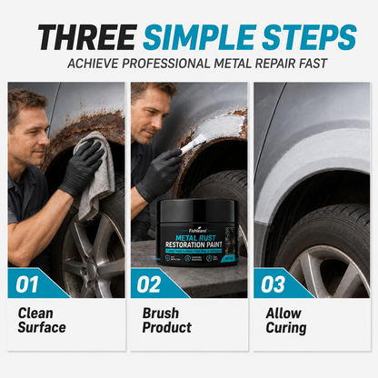 🛡️✨Metal Rust Protection Black Repair Paste – Restores rusty gates, railings & tools. Forms protective coating – no need to replace!