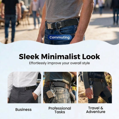 👖✨ No-Buckle Elastic Belt for Men & Women – Adjustable, Stretchable & Invisible Fit
