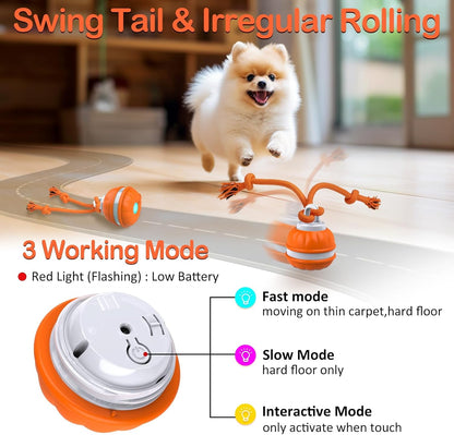 🏆 Hot Sale - 60% OFF ✨Smart Interactive Rolling Pet Ball with Bird Sounds