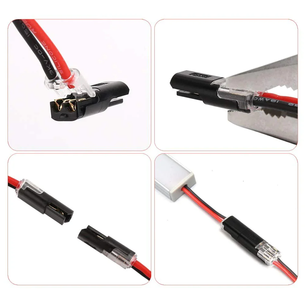 🏆Double-wire Plug-in Connector With Locking Buckle
