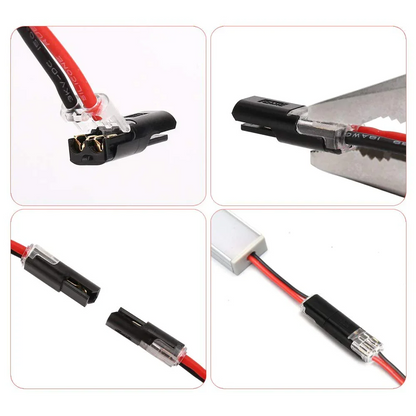 🏆Double-wire Plug-in Connector With Locking Buckle