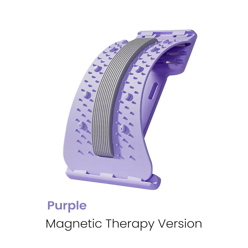 🧘‍♂️✨Magnetic Lumbar Stretcher – Acupressure Massage, Portable Design & Relieves Back Pain