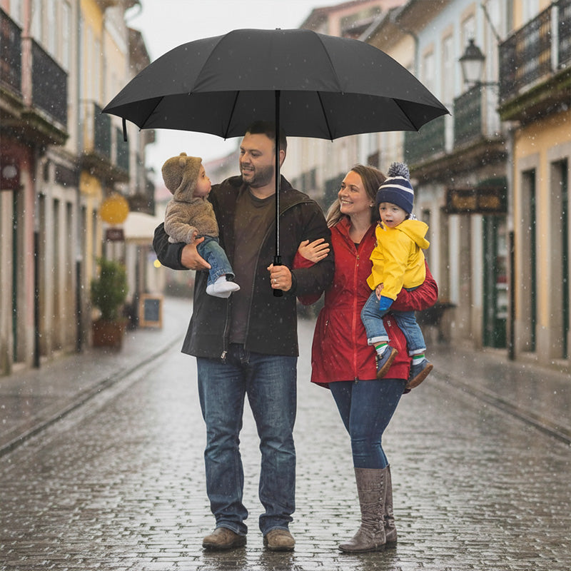 ☔✨50% OFF! 🌧️💨 12-Rib Windproof Umbrella – Large Coverage, Compact Fold & Durable Frame for Heavy Rain & Wind. ✨