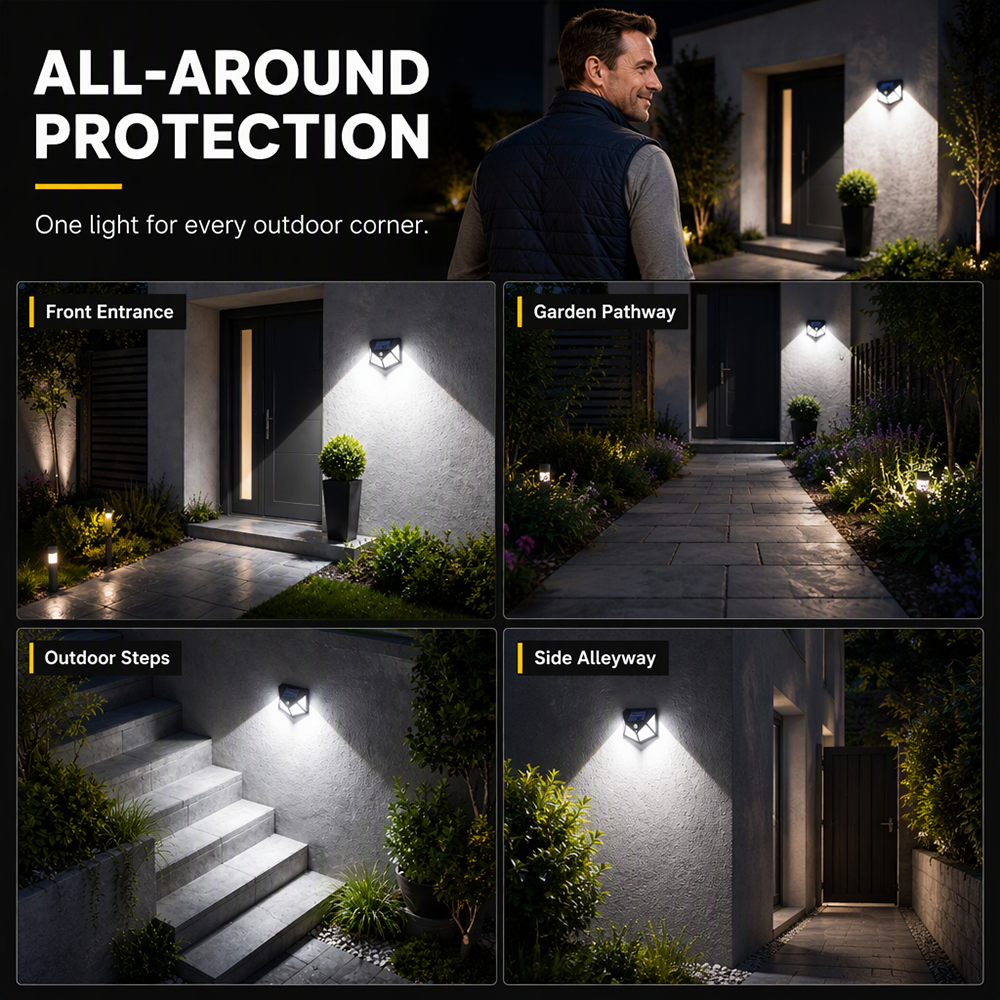 Motion Sensor Solar Lights – Bright Outdoor Lighting