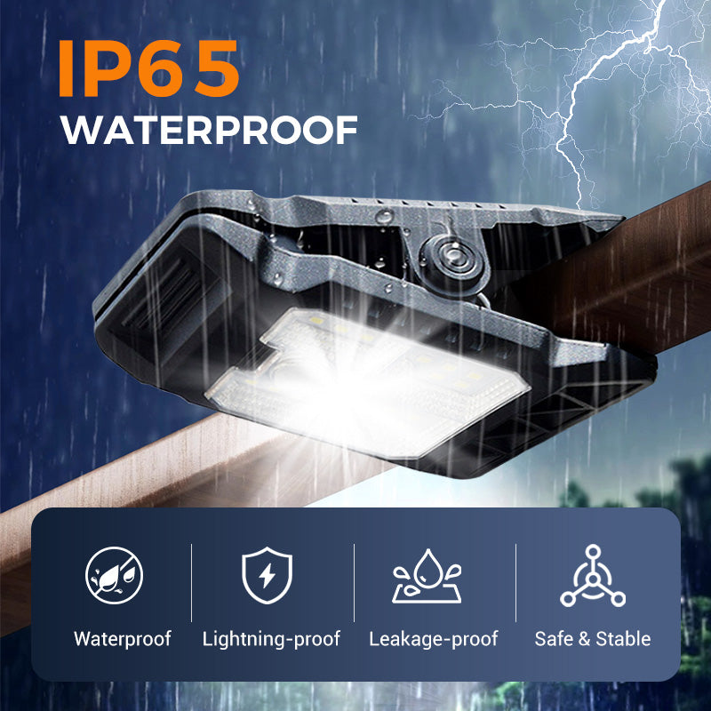 Outdoor Solar Clip Light with Motion Sensor
