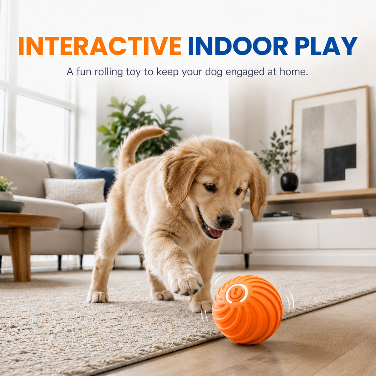 🐶🐾Smart Interactive Bouncing Ball