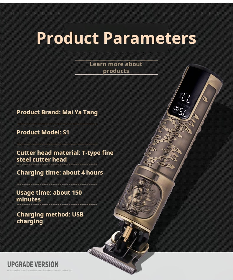 🎁 Best Gift: Cordless Hair Trimmer for Effortless Grooming!
