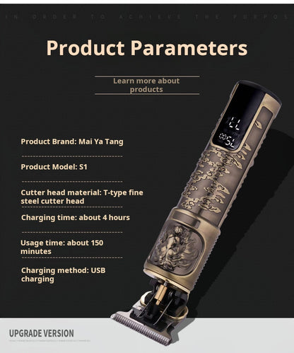 🎁 Best Gift: Cordless Hair Trimmer for Effortless Grooming!