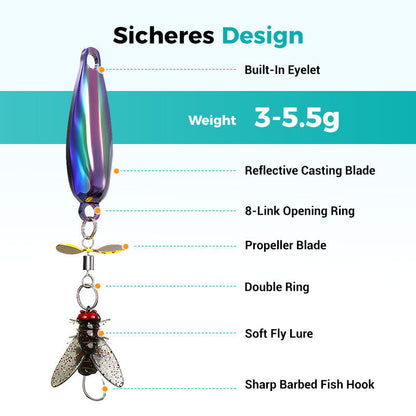 🔥🎣Metal Propeller Fishing Lure for Catching Fish