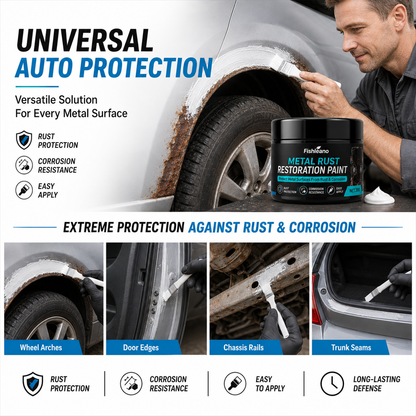 🛡️✨Metal Rust Protection Black Repair Paste – Restores rusty gates, railings & tools. Forms protective coating – no need to replace!