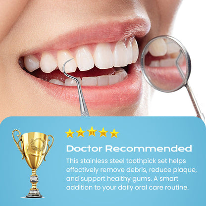 🏆German precision engineering! 0.1mm ultra-fine tip for precise flossing✨