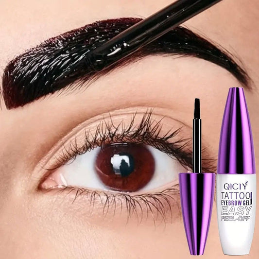 ✨Easy-to-peel eyebrow gel – waterproof and sweatproof, suitable for all skin types
