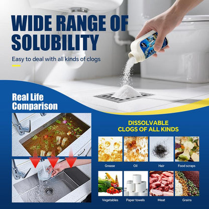 Powerful household safety grade oil pipe, drain cleaner,sewer, bathroom unblocker