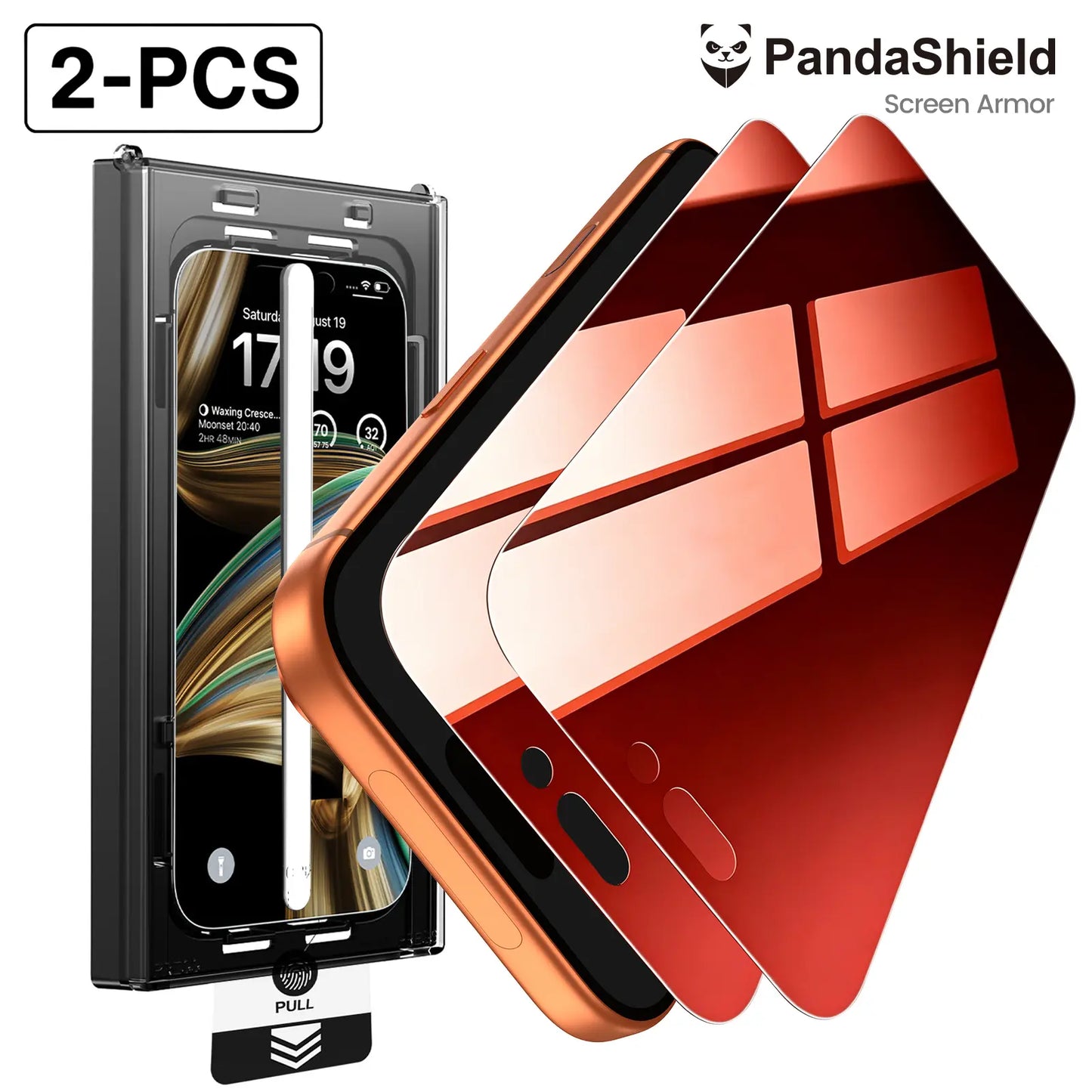 ⏰HD/Anti-Peeping Tempered Glass Screen Protector with Auto Dust-Elimination Installation