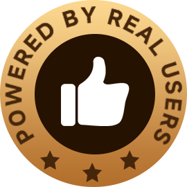 Powered by real users