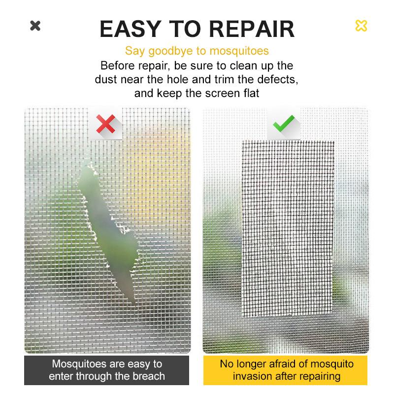 Window screen repair tape