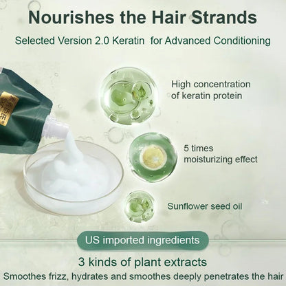 💕Polypeptide Keratin Hydrating Smoothing Hair Damage Repair Cream