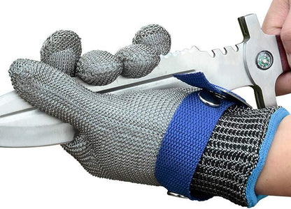🧤 50% OFF NOW! 🥩 Stainless Steel Mesh Glove – Highest A9 cut level – Perfect for butchers & chefs – no more knife accidents! 🔪🚫