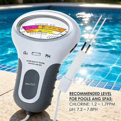 🏊 pH and chlorine tester for swimming pools!Accurate measurement of pH and chlorine levels in your swimming pool – simple, quick and reliable.