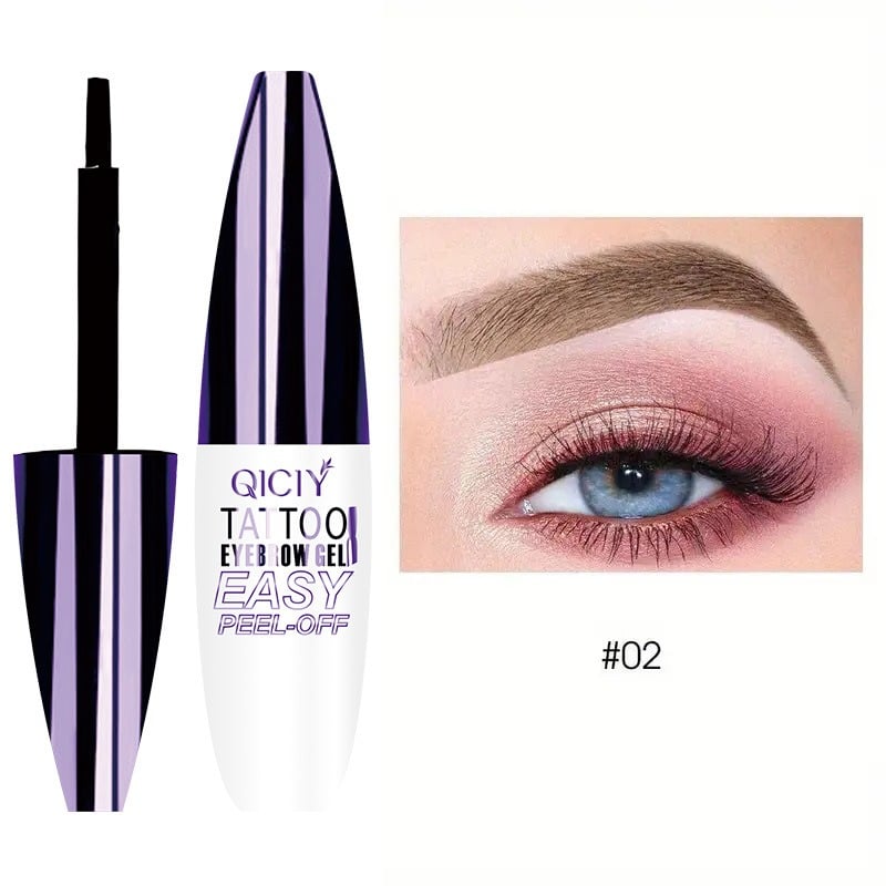 ✨Easy-to-peel eyebrow gel – waterproof and sweatproof, suitable for all skin types