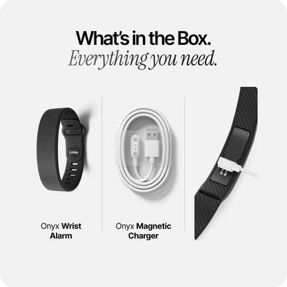 Silent Vibration Alarm Clock - Wrist-Worn Wake-Up Device for Heavy Sleepers, Avoids Disturbing Partners