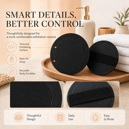 🖤Exfoliating Scrub Bath Pads🧖‍♀️Gently exfoliate, unclog pores, reveal brighter skin