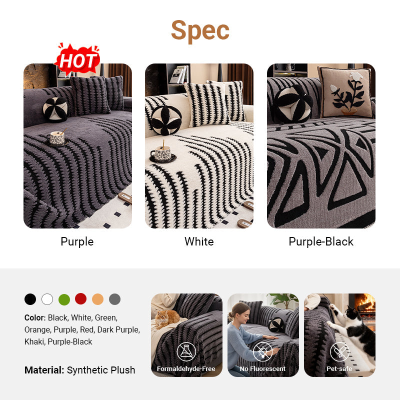 🎁Soft Plush Non-Slip Couch Cover🎁