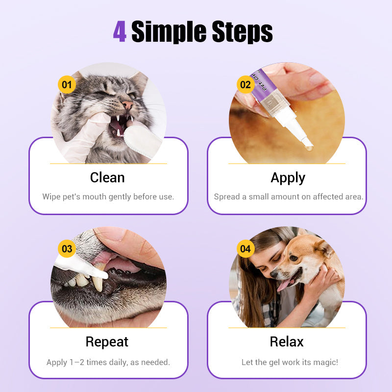 🥇BUY 1 GET 1 FREE🔥Pet Oral Repair Gel Toothbrush 🐱🐶