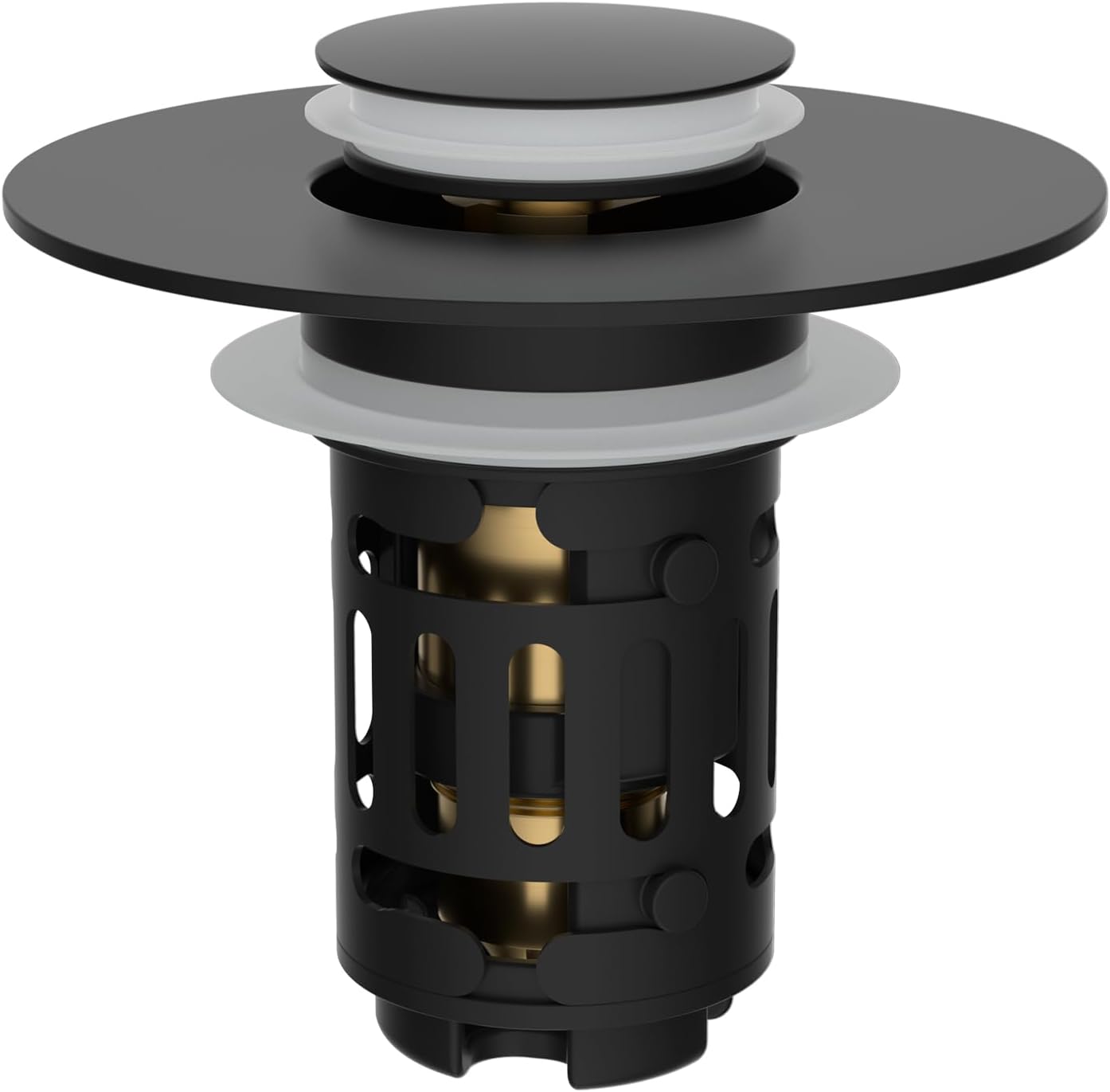 Upgraded 3-in-1 Bathroom Sink Drain Strainer
