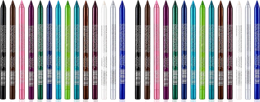 🌈14-Pack Waterproof Colored Gel Eyeliner Pencil – Metallic & Shimmer Finishes, Smudge-Proof（Pencil sharpener color is random）