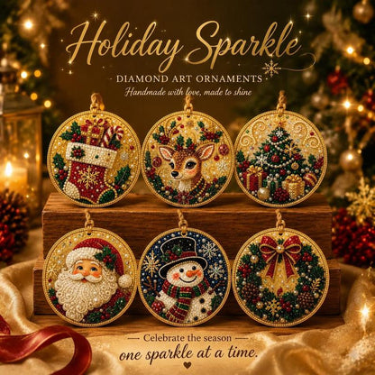 Christmas DIY Painting Hanging Ornaments Set