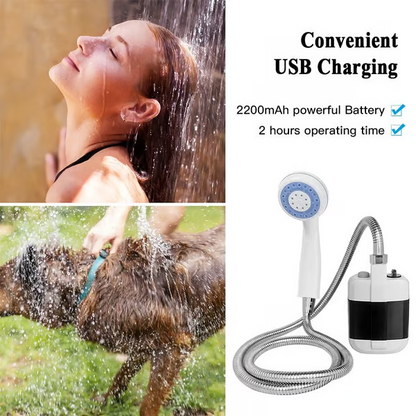 🔥Camping Essentials - While Stocks Last💦Portable Shower for Camping with Water Pump