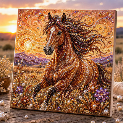 Highland Cow Pearl Art Kit – Sparkling 3D DIY Decor Set