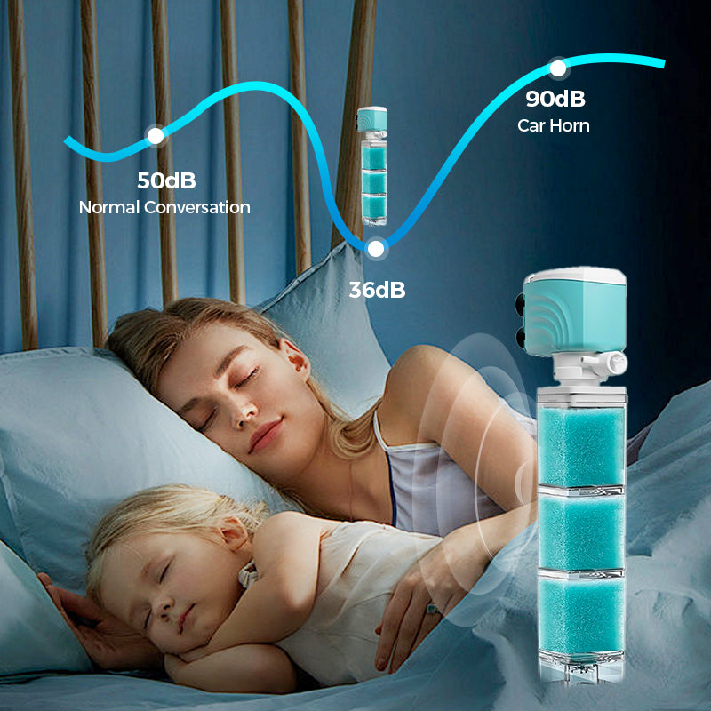 🐟Automatic Aquarium Filter System – Quiet & efficient