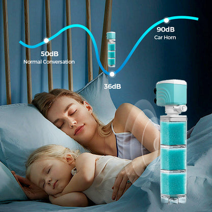 🐟Automatic Aquarium Filter System – Quiet & efficient
