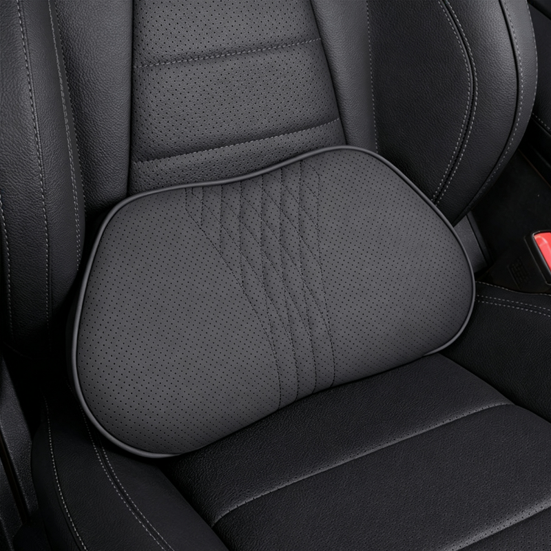 🚗💤 Drive in Comfort! Premium Memory Foam Car Neck Support Pillow