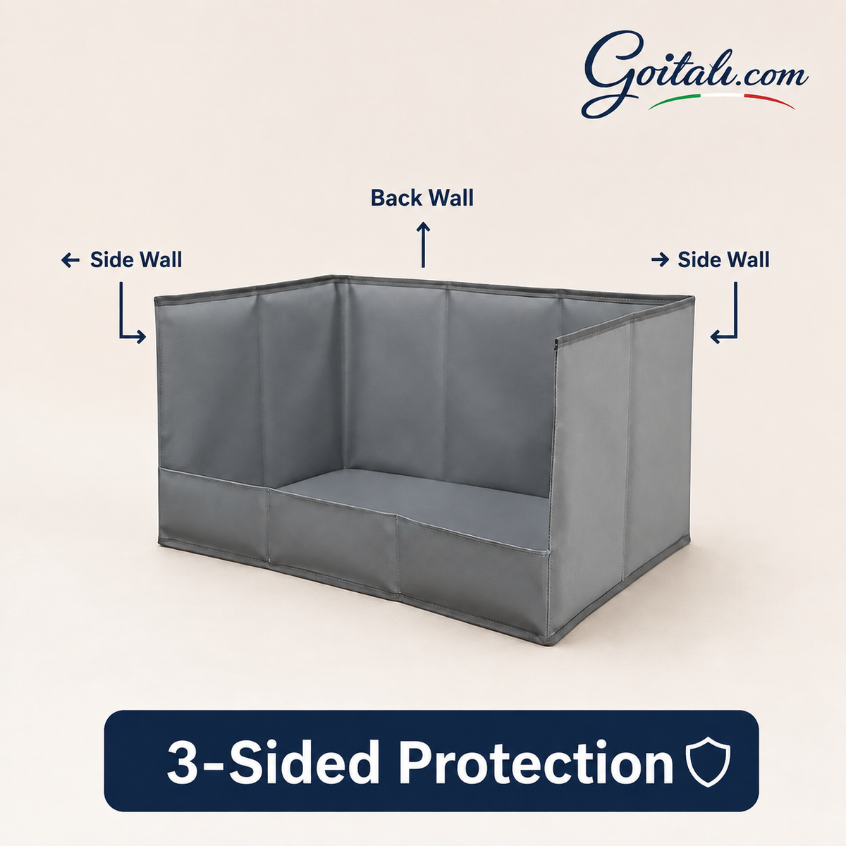 Foldable pet toilet Splash Guard - Protects Floors & Walls, Foldable, Space-Saving