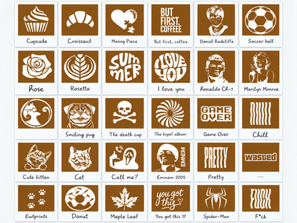 Retro Coffee Art Camera – Mechanical Latte Stencil Printer